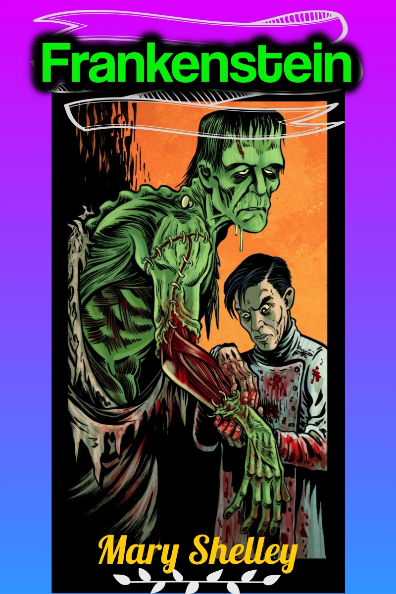 Portada: Frankenstein - Mary Shelley