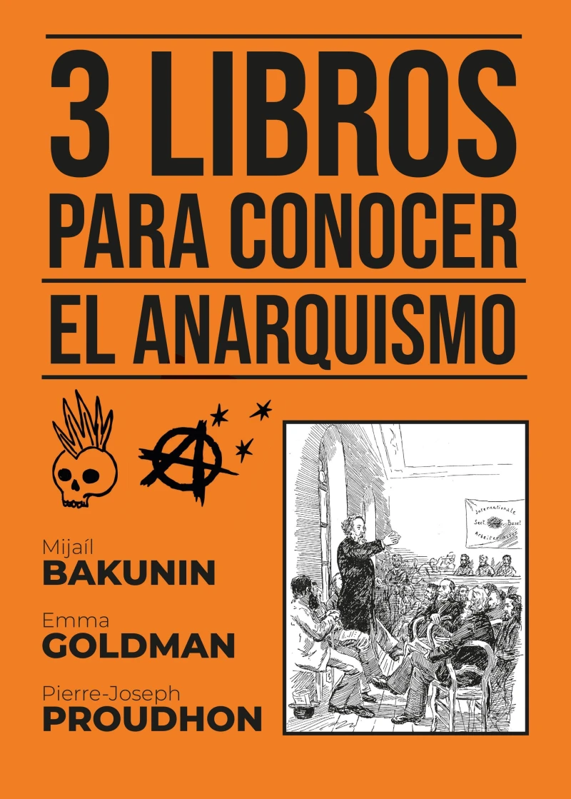 Portada: 3 Libros para Conocer El Anarquismo