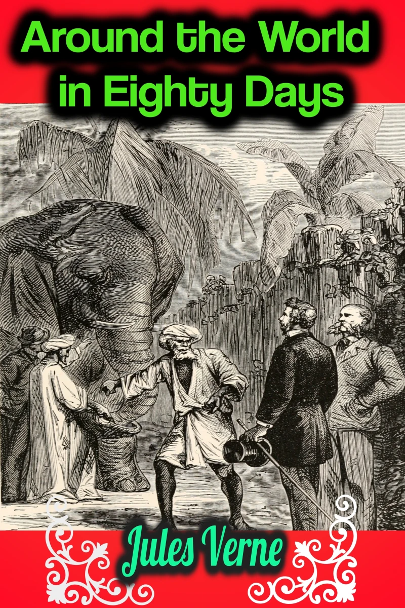 Portada: Around the World in Eighty Days - Jules Verne