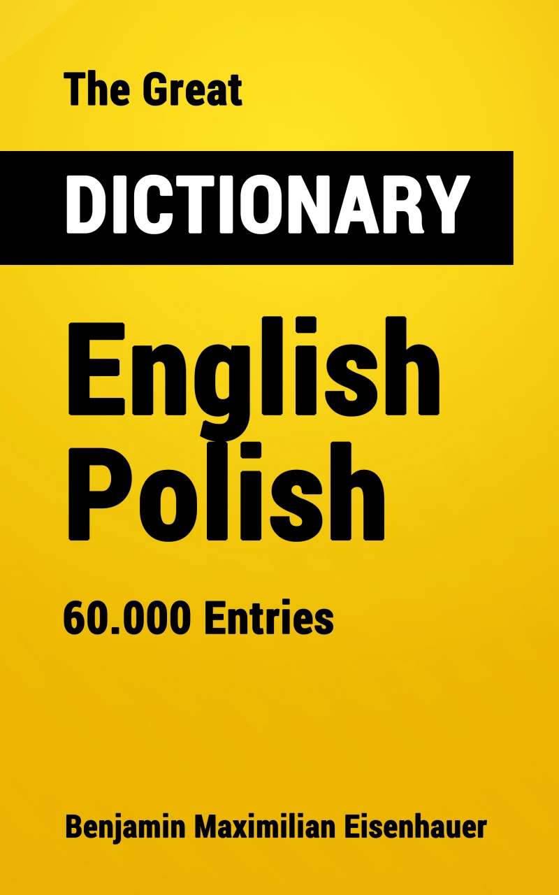 Portada: The Great Dictionary English - Polish