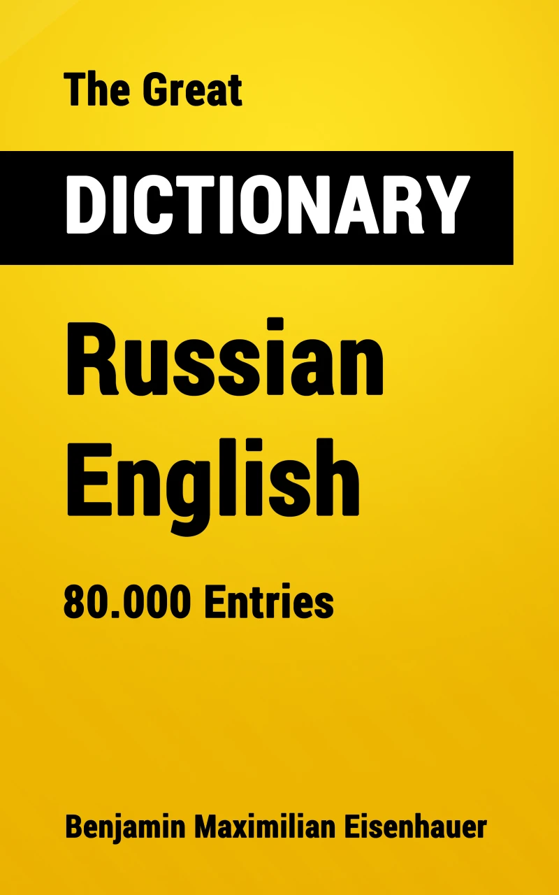 Portada: The Great Dictionary Russian - English