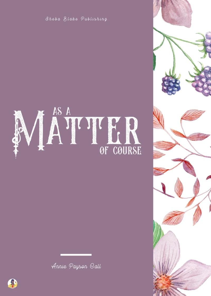 Portada: As a Matter of Course