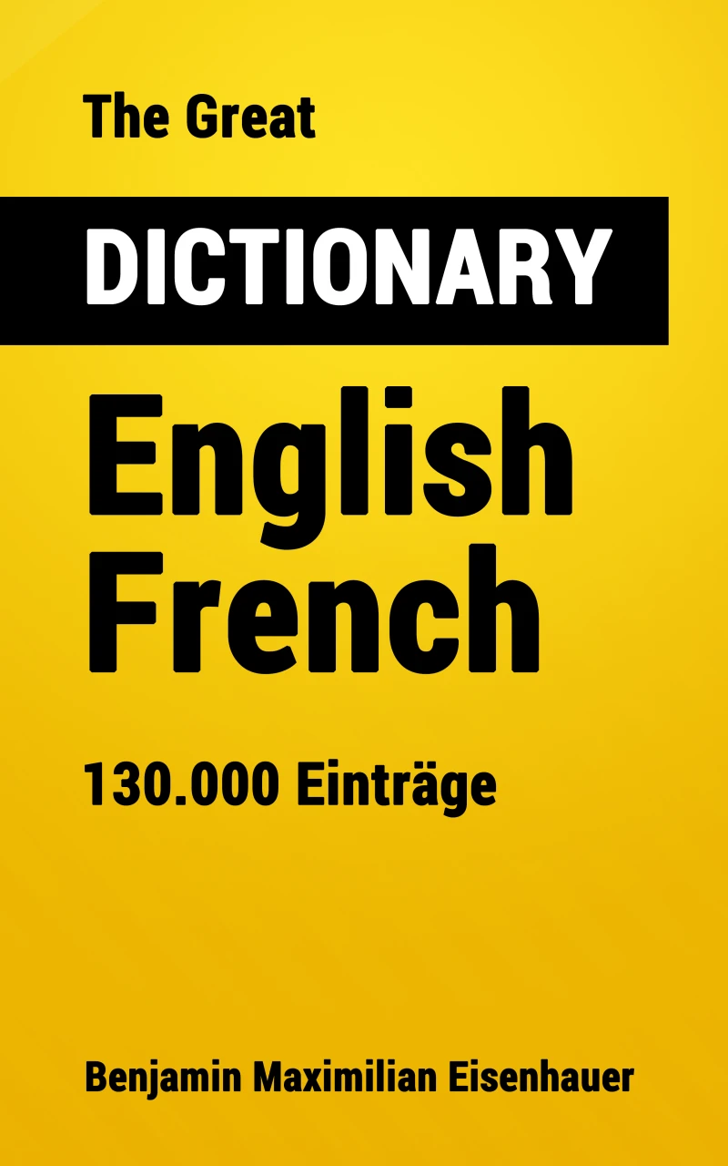 Portada: The Great Dictionary English - French