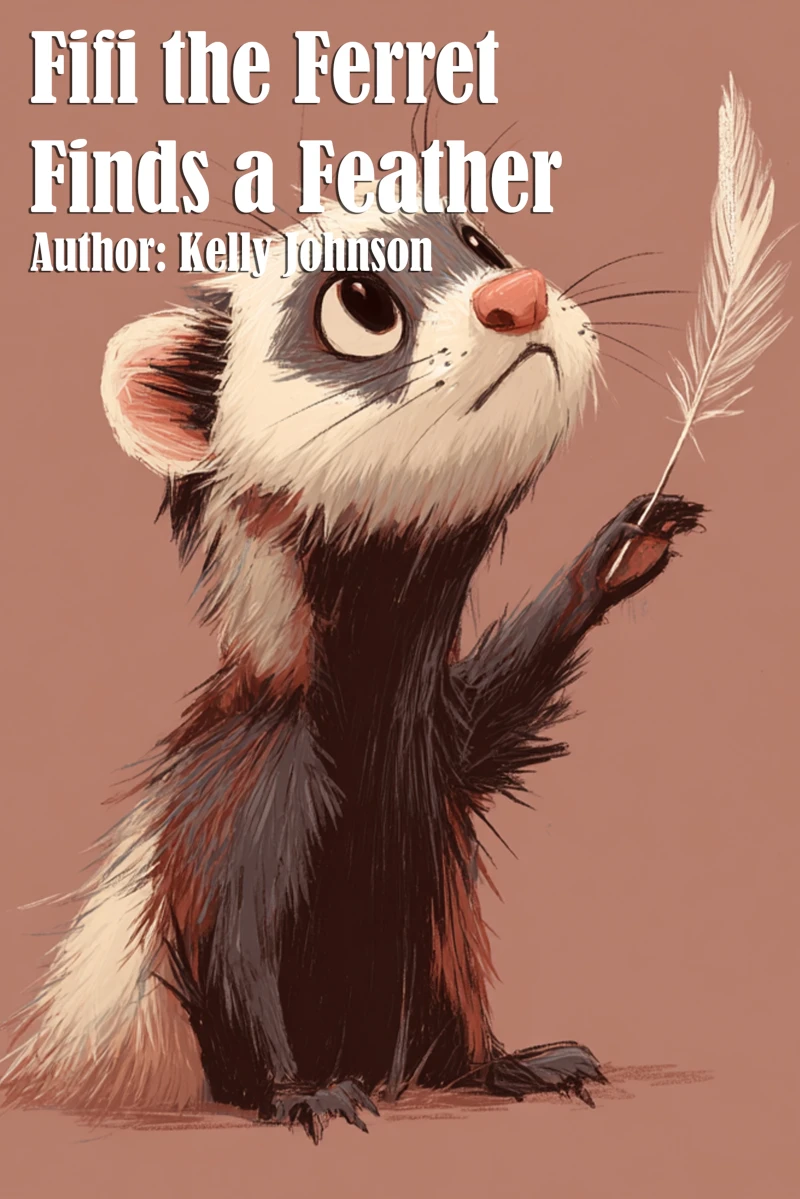 Portada: Fifi the Ferret Finds a Feather