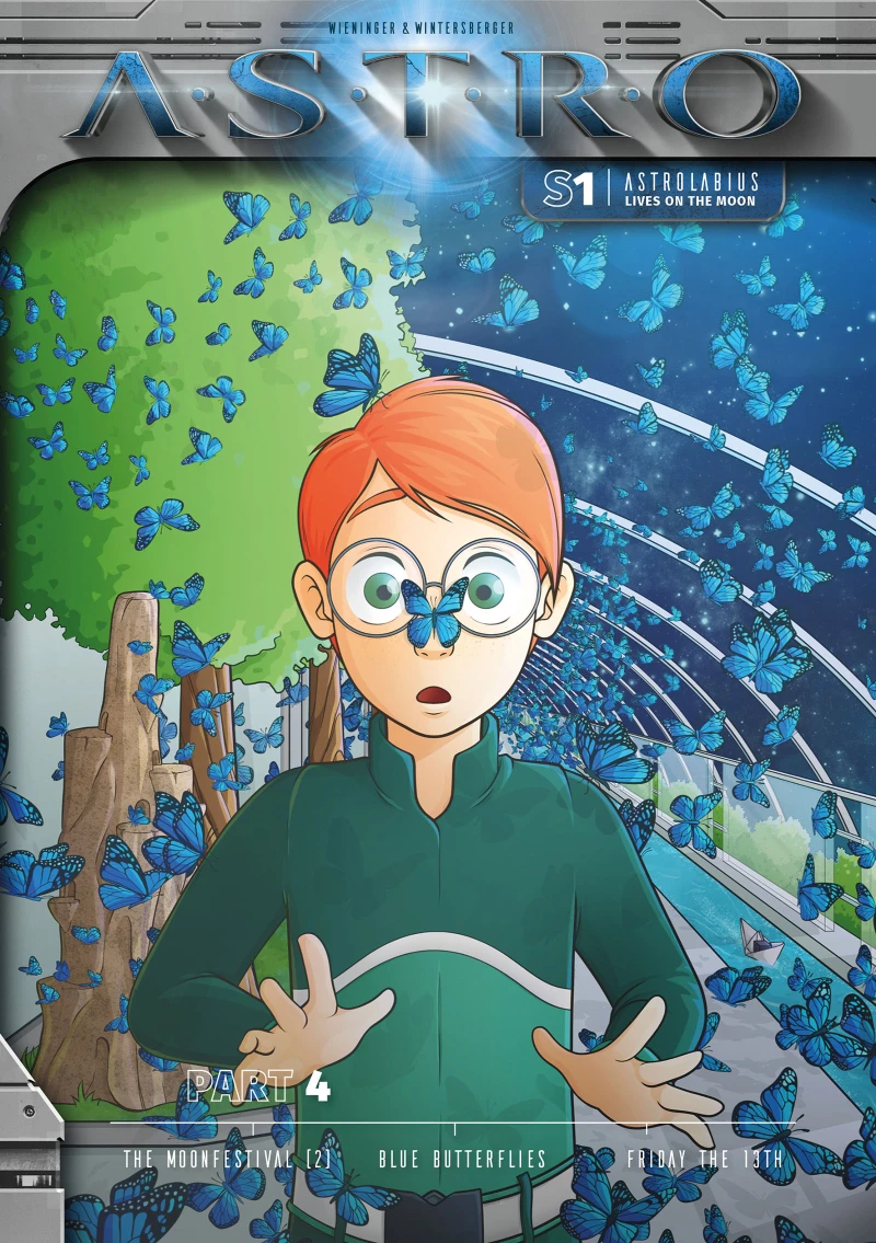 Portada: ASTRO S1 - Part 4: The Moonfestival (2), Blue Butterflies, Friday, the 13th