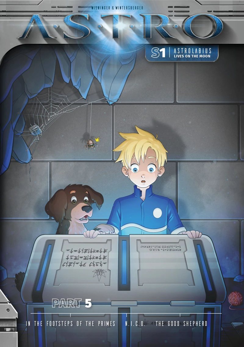 Portada: ASTRO S1 - Part 5: In the Footsteps of the Primes, N.I.C.O., The Good Shepherd