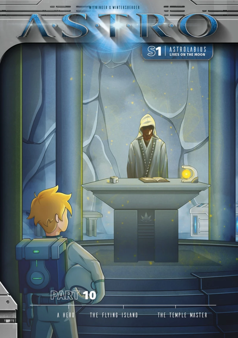 Portada: ASTRO S1 - Part 10: A Hero, The Flying Island, The Temple Master