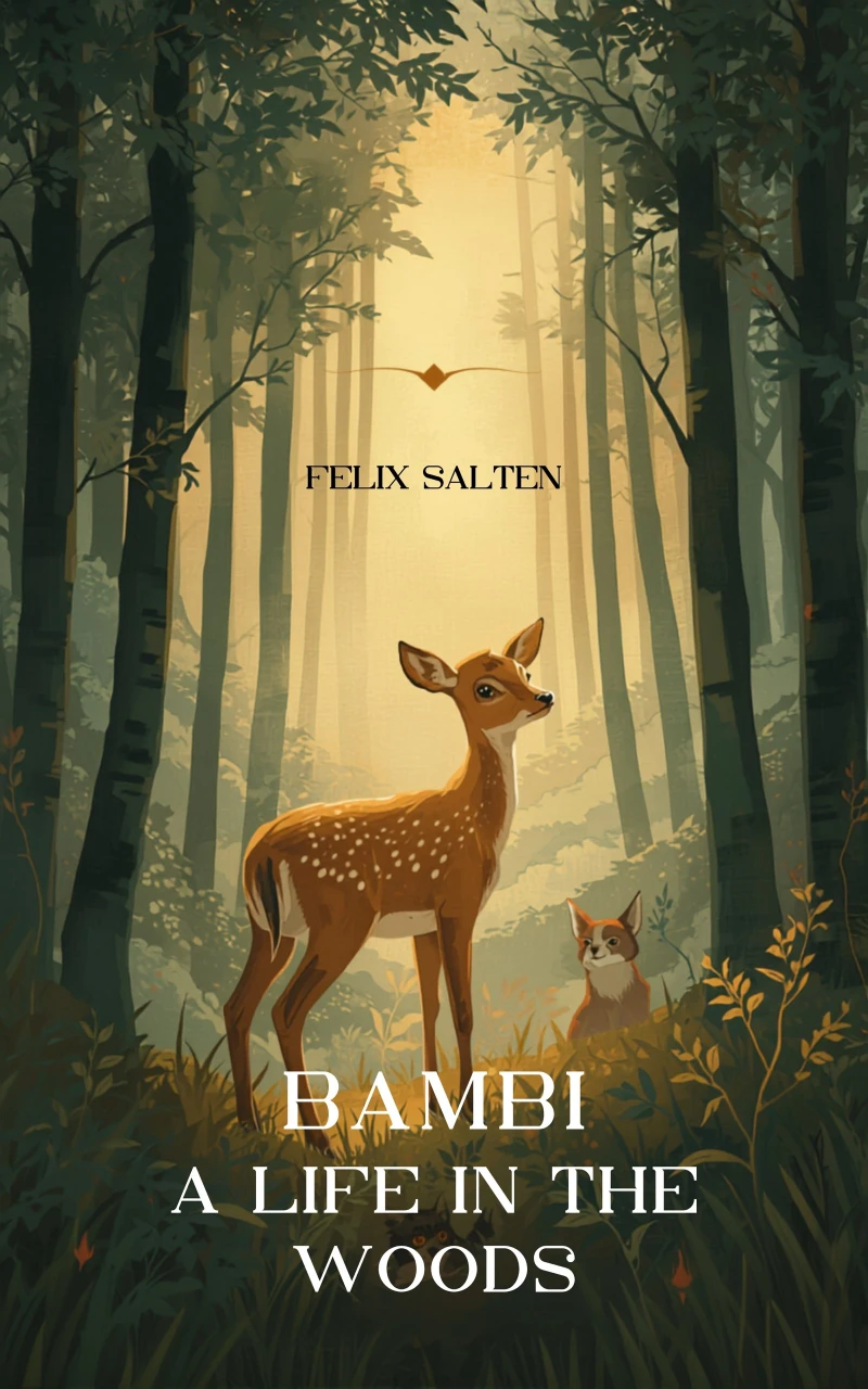 Portada: Bambi, A Life in the Woods