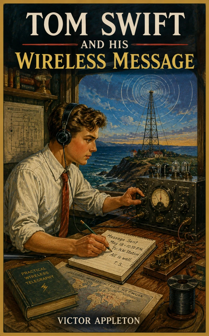 Portada: Tom Swift and His Wireless Message