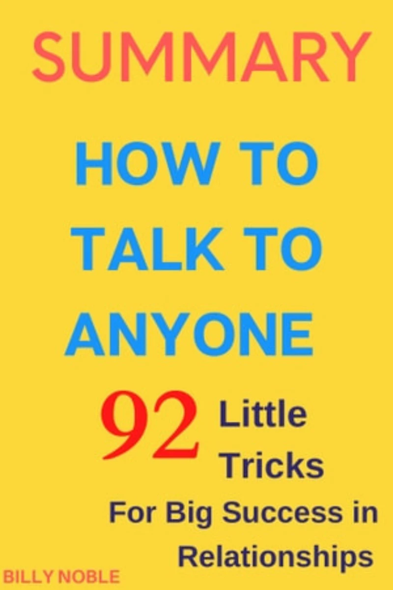 Portada: Summary Of How To Talk To Anyone