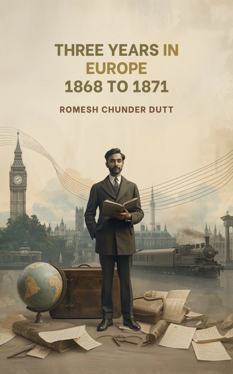 Portada: Three Years in Europe, 1868 to 1871
