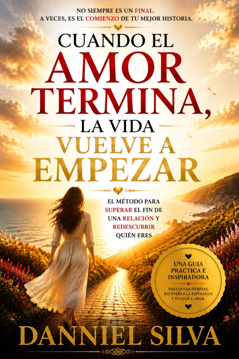 Portada: Cuando el amor termina, la vida vuelve a empezar.