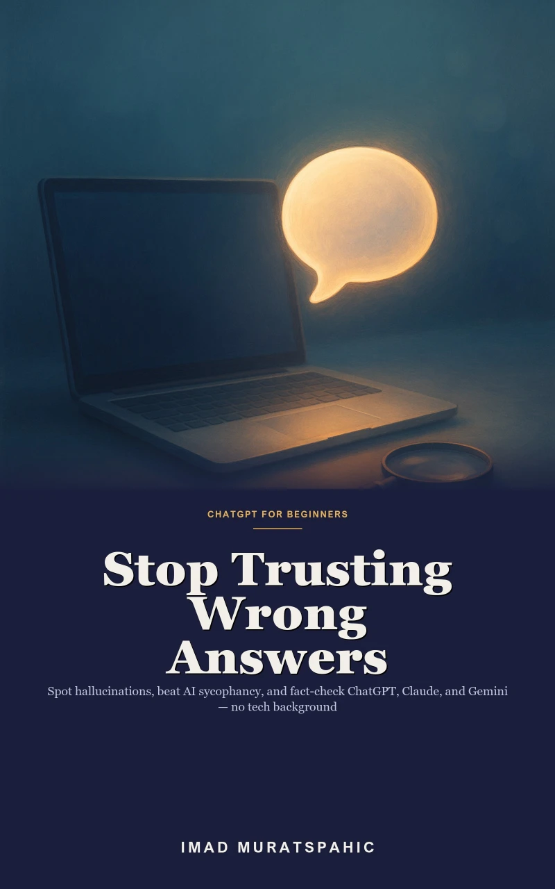 Portada: ChatGPT for Beginners: Stop Trusting Wrong Answers