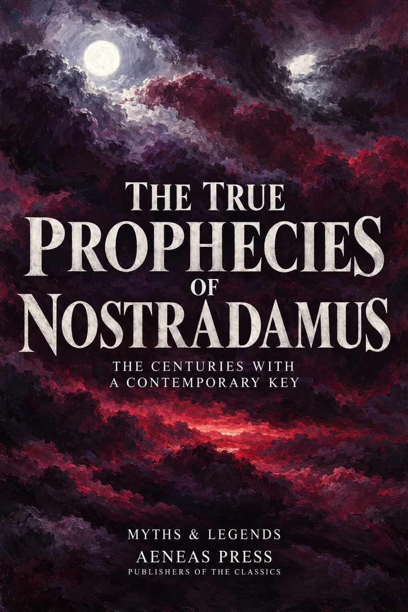 Portada: The True Prophecies of Nostradamus