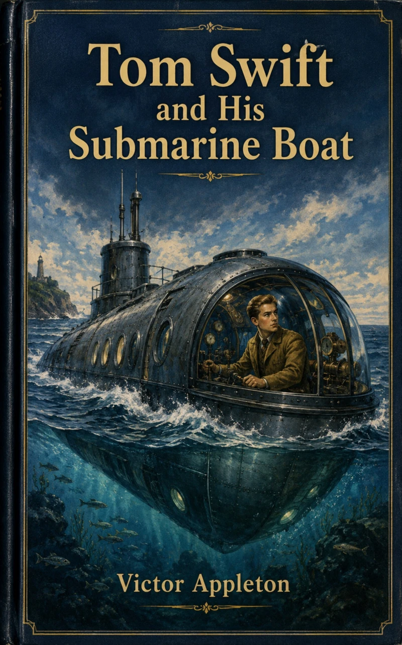 Portada: Tom Swift and His Submarine Boat