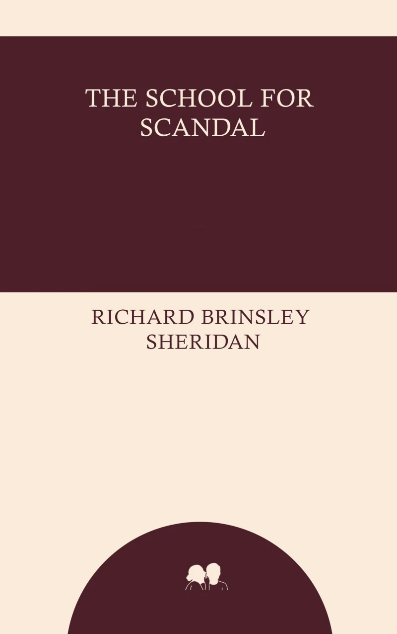 Portada: The School for Scandal