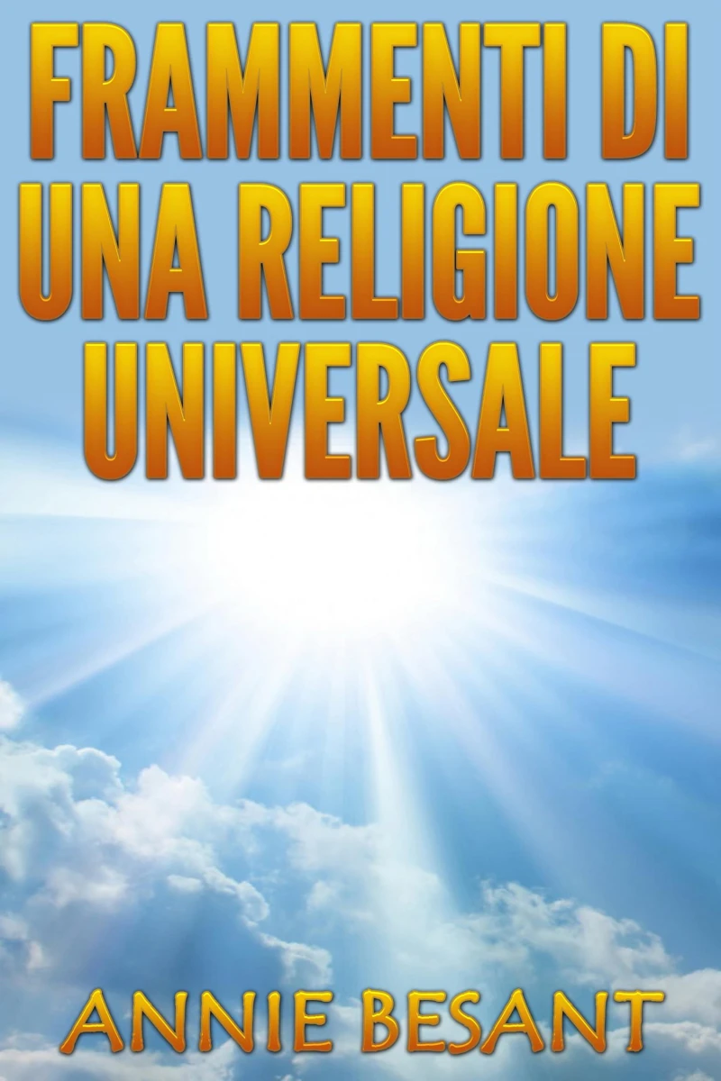 Portada: FRAMMENTI DI UNA RELIGIONE UNIVERSALE