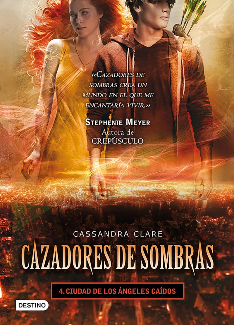 Portada: Cazadores de sombras 4. Ciudad  de los ángeles caídos (Edición mexicana)