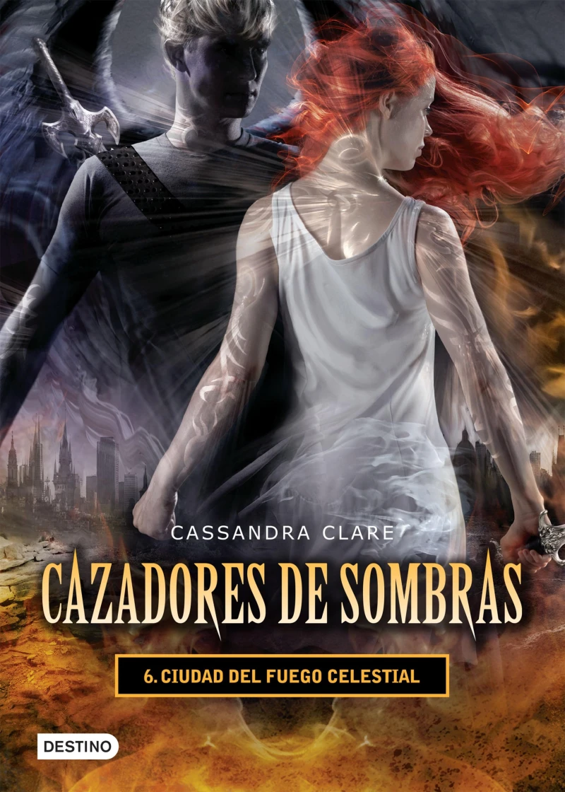 Portada: Ciudad del fuego celestial. Cazadores de sombras 6 (versión mexicana)