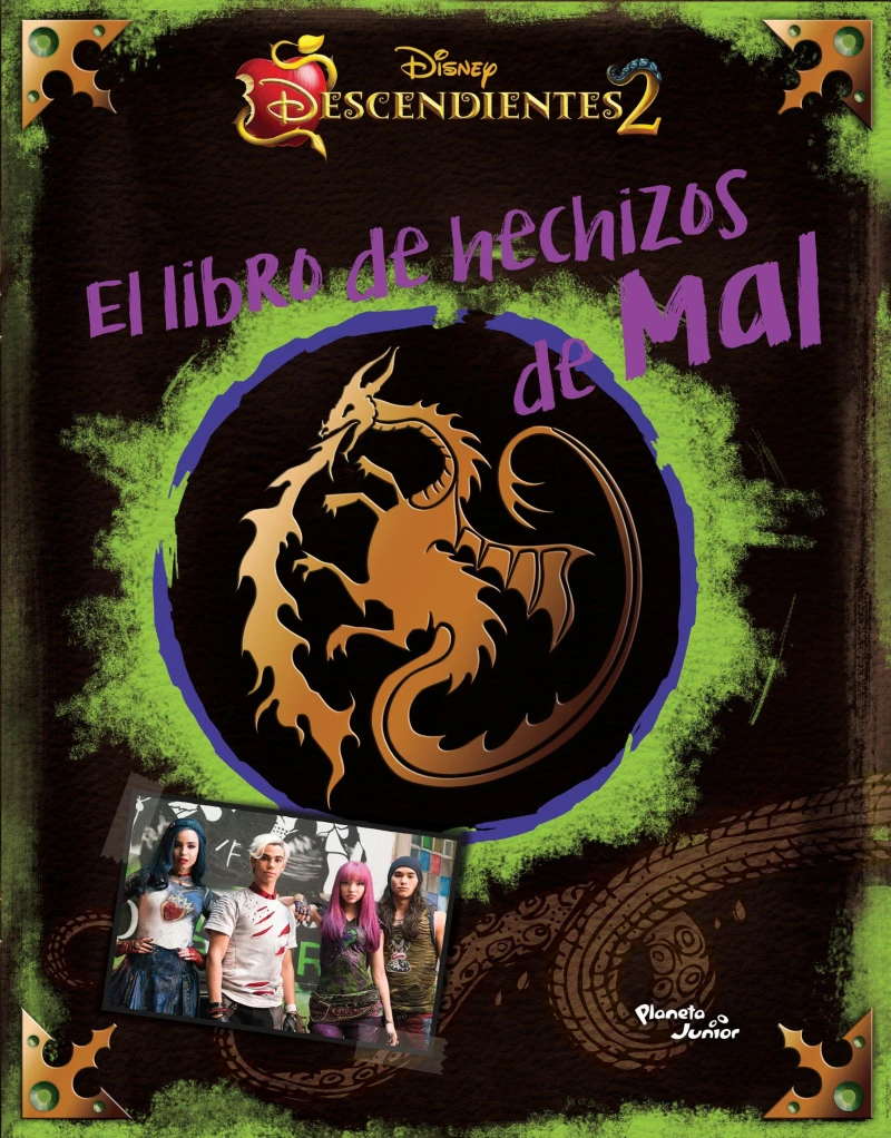 Portada: Descendientes. El libro de hechizos de Mal