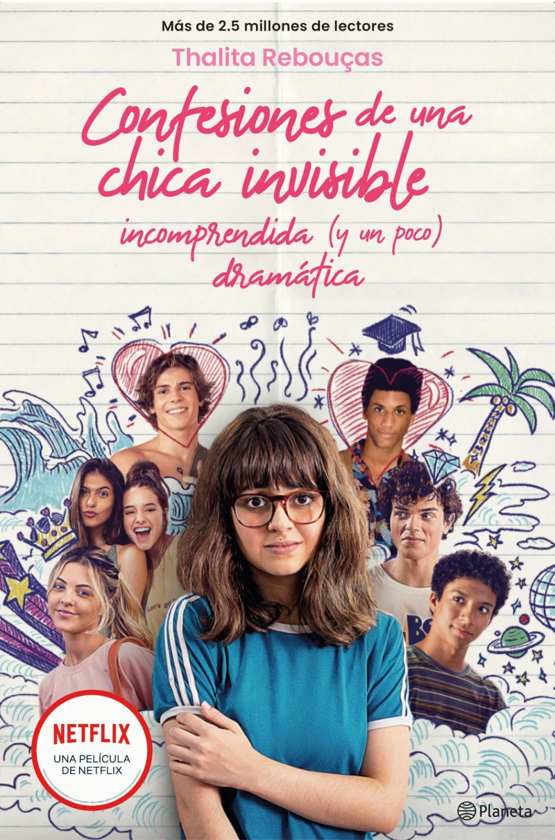 Portada: Confesiones de una chica invisible, incomprendida y (un poco) dramática (Edición