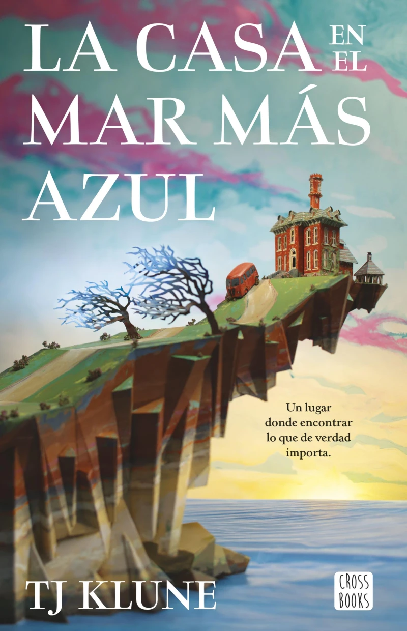 Portada: La casa en el mar más azul (Edición mexicana)