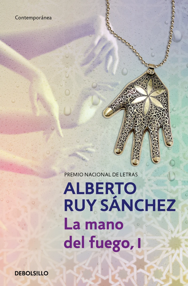 Portada: La mano del fuego, I (Quinteto de Mogador 1)