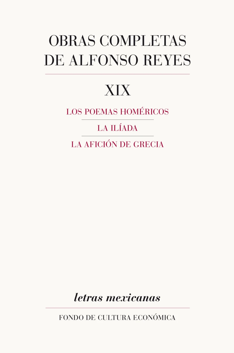 Portada: Obras completas, XIX