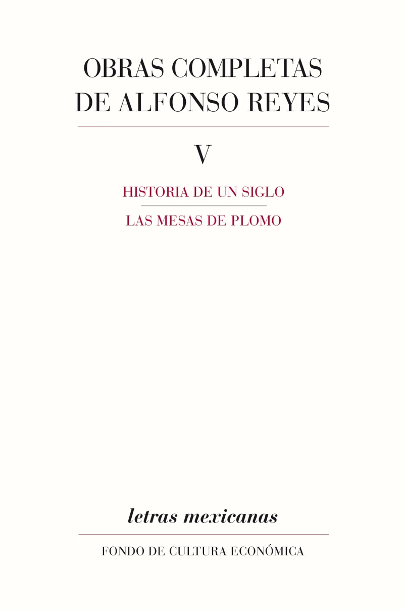 Portada: Obras completas, V