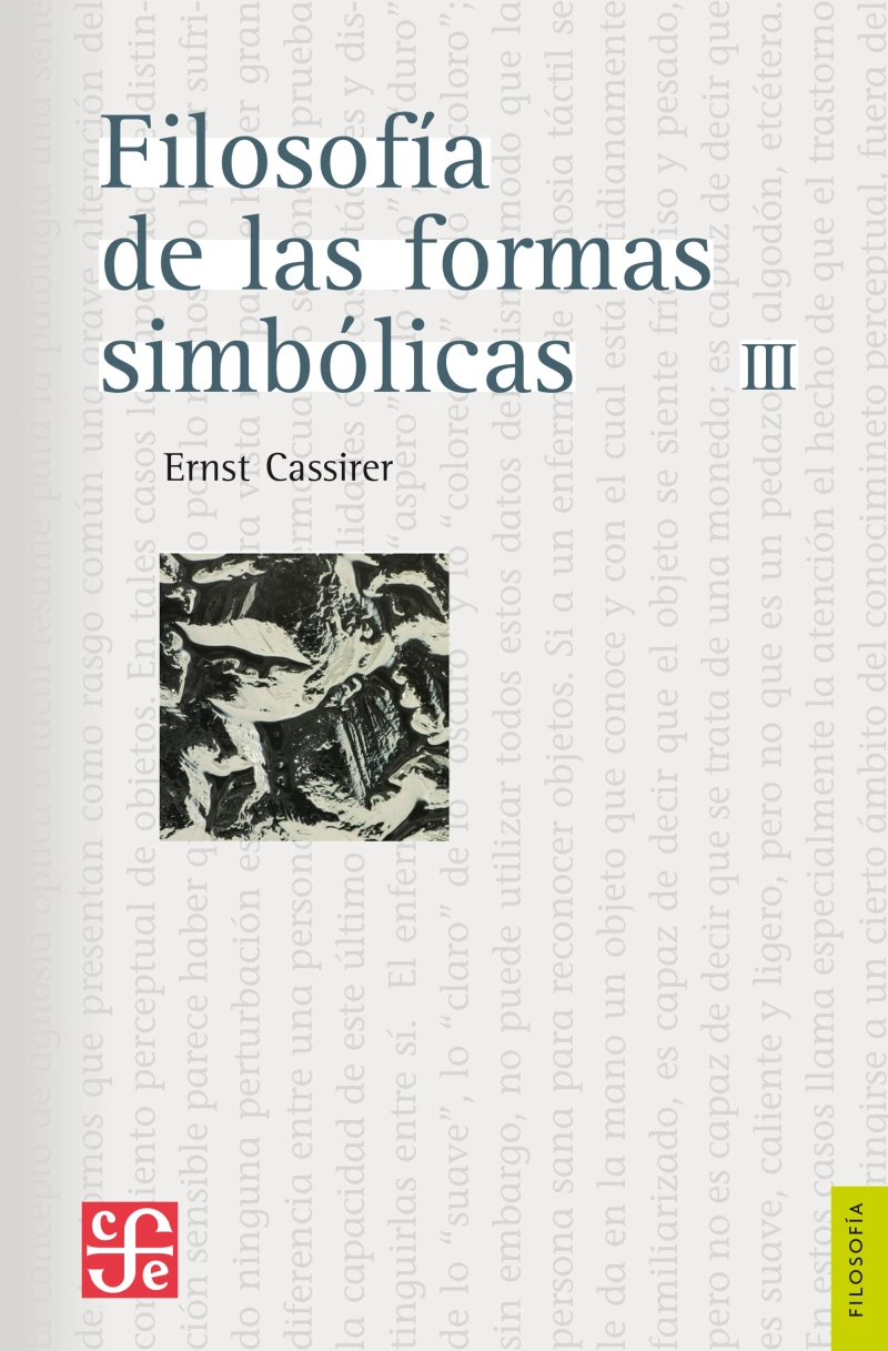 Portada: Filosofía de las formas simbólicas, III