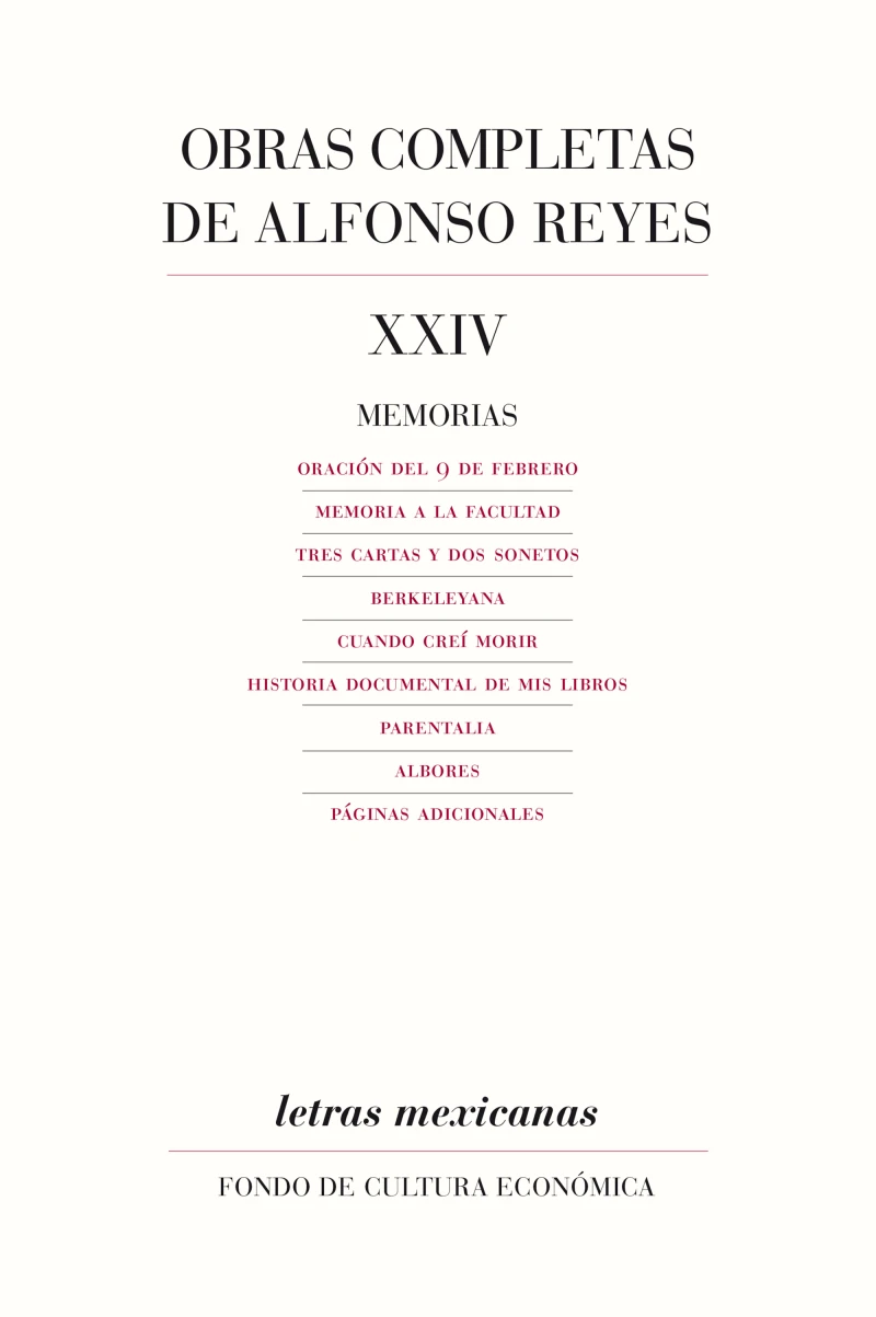 Portada: Obras completas, XXIV