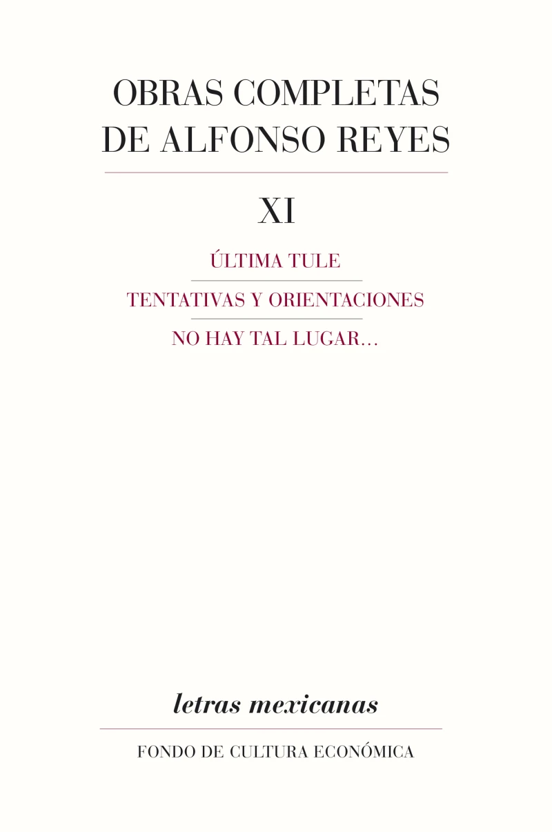 Portada: Obras completas, XI