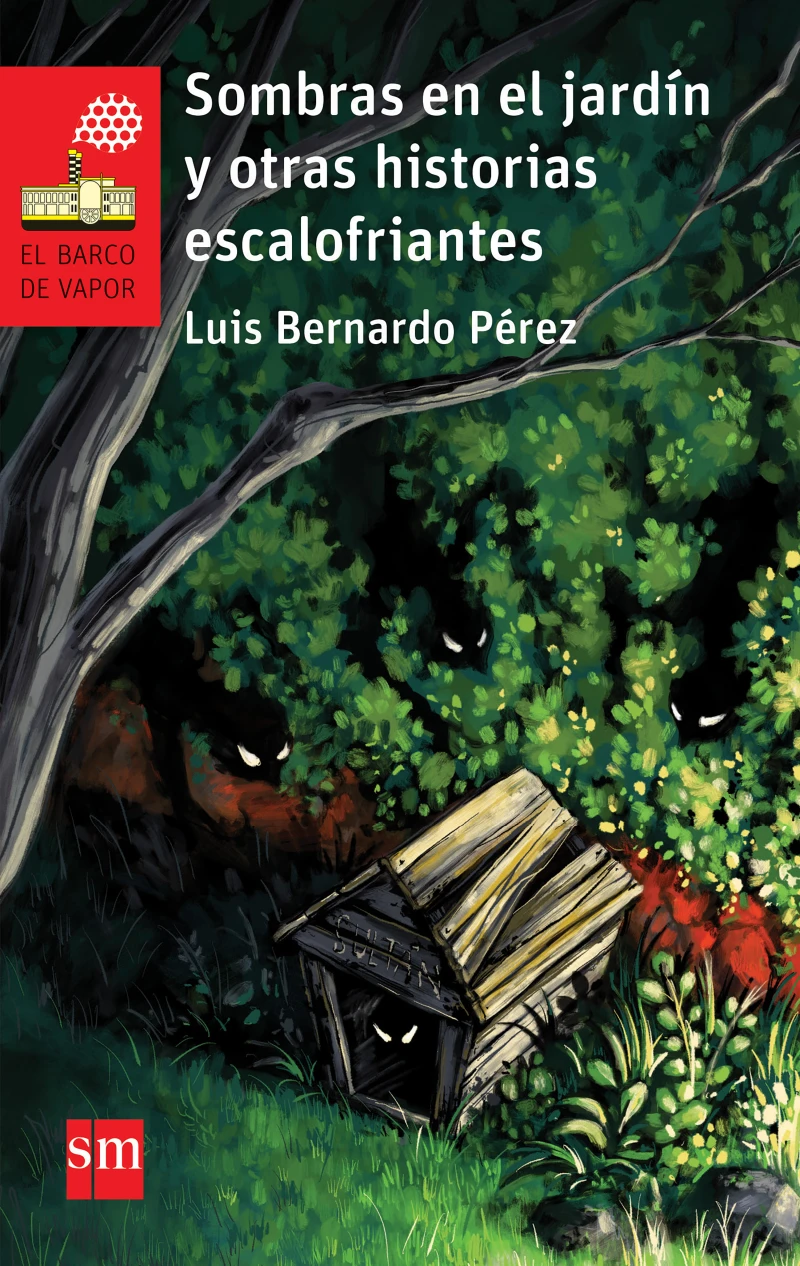 Portada: Sombras en el jardín y otras historias escalofriantes