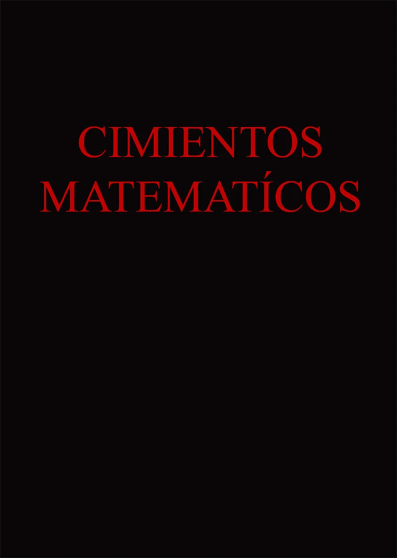 Portada: Cimientos matemáticos