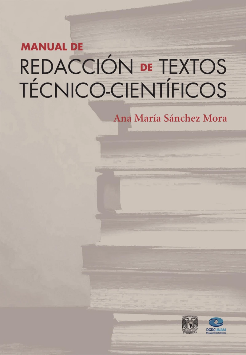 Portada: Manual de redacción de textos técnico-científicos