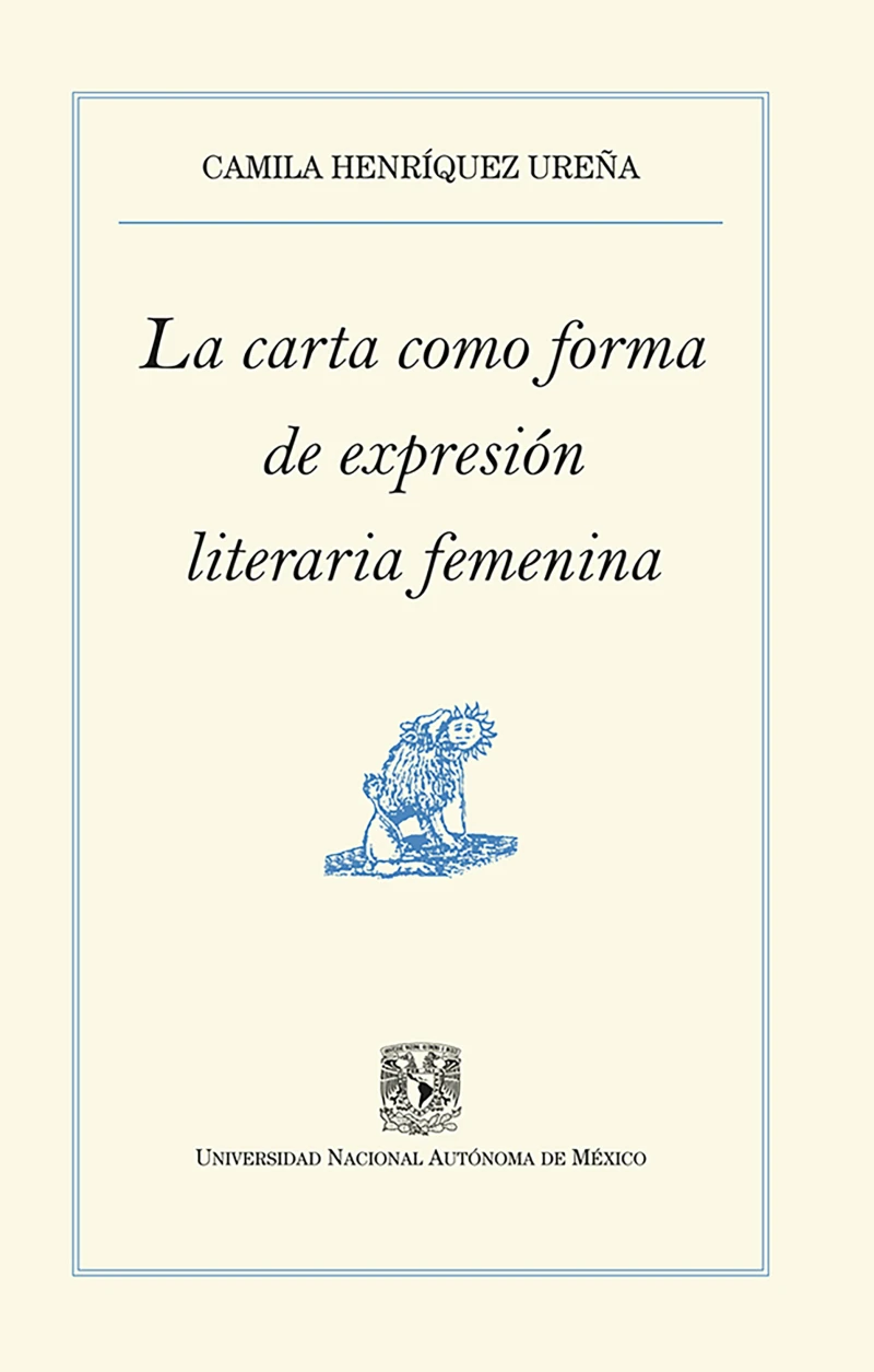 Portada: La carta como forma de expresión literaria femenina