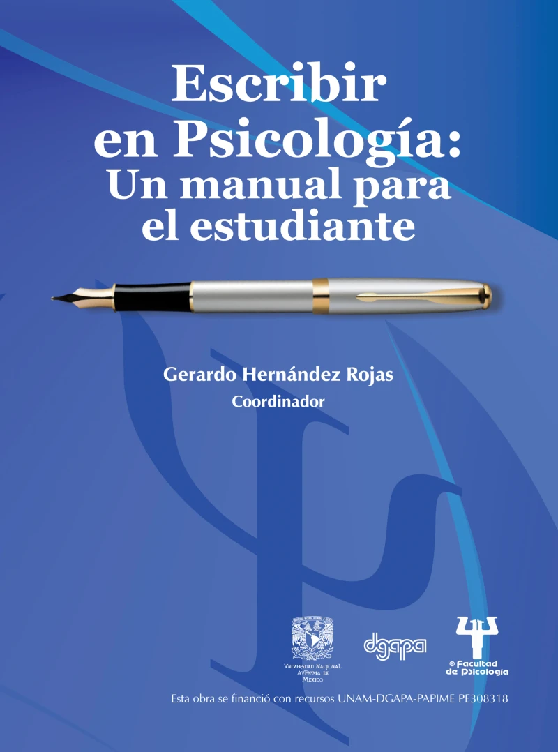 Portada: Escribir en psicología. Un manual para el estudiante