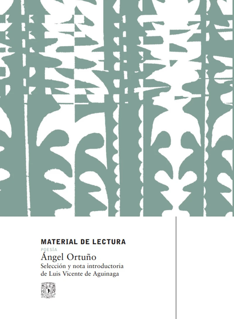 Portada: Ángel Ortuño. Material de lectura núm. 226. Poesía. Nueva época