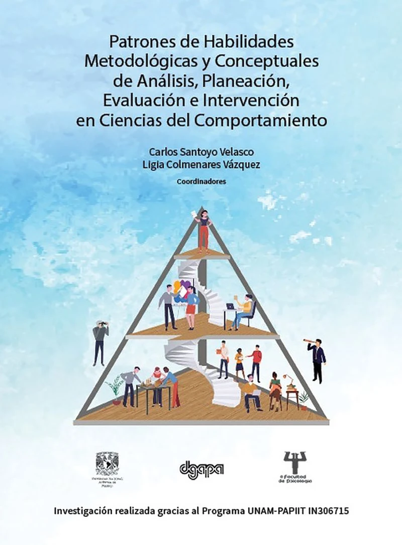 Portada: Patrones de habilidades metodológicas y conceptuales de análisis, planeación, evaluación e intervención en ciencias del comportamiento