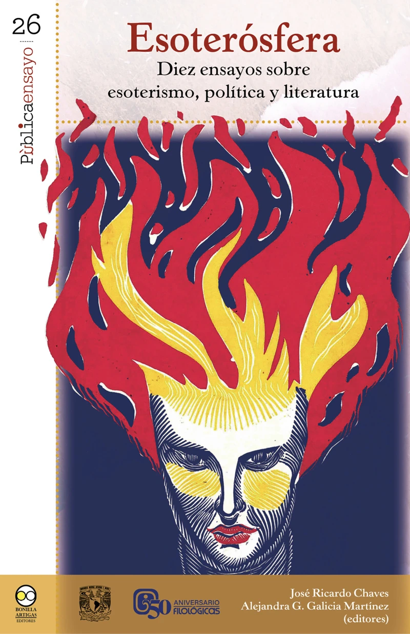 Portada: Esoterósfera. Diez ensayos sobre esoterismo, política y literatura