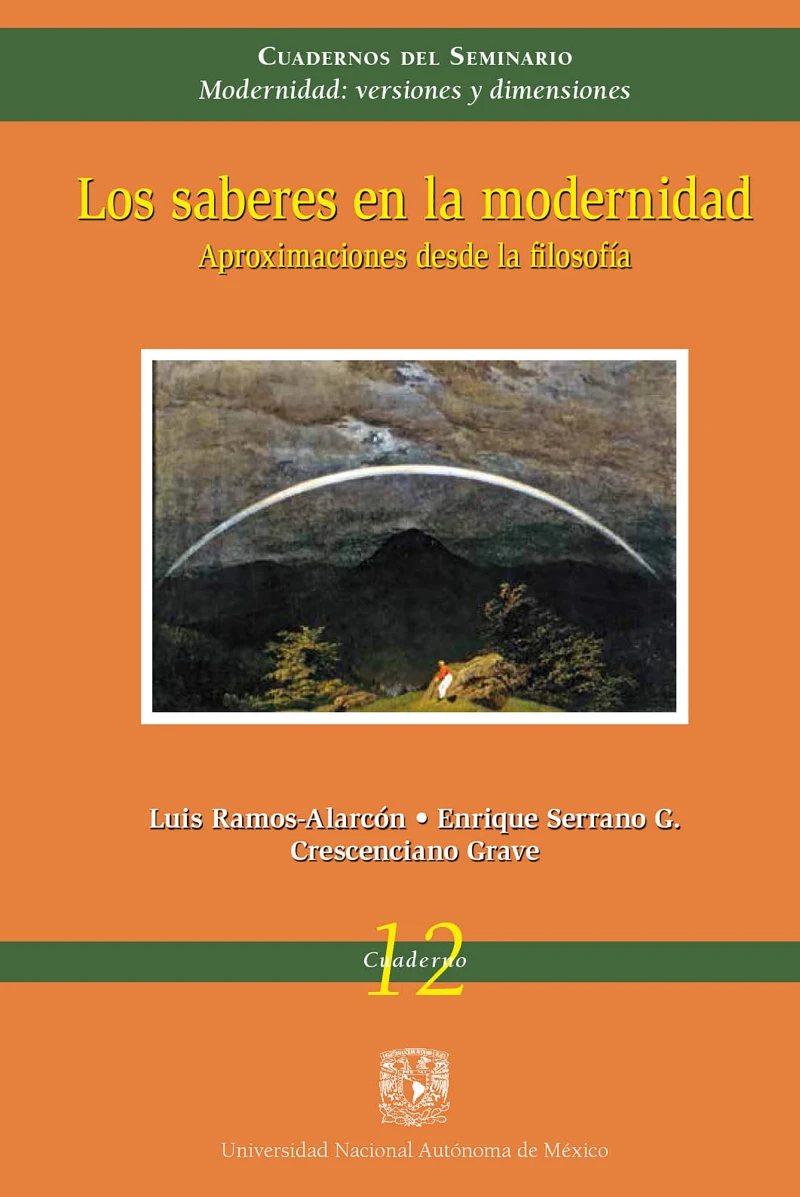 Portada: Los saberes en la modernidad. Aproximaciones desde la filosofía