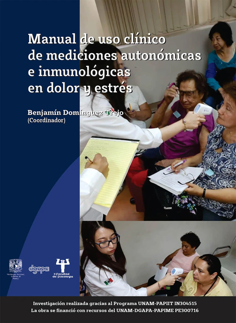 Portada: Manual de uso clínico de mediciones autonómicas e inmunológicas en dolor y estrés