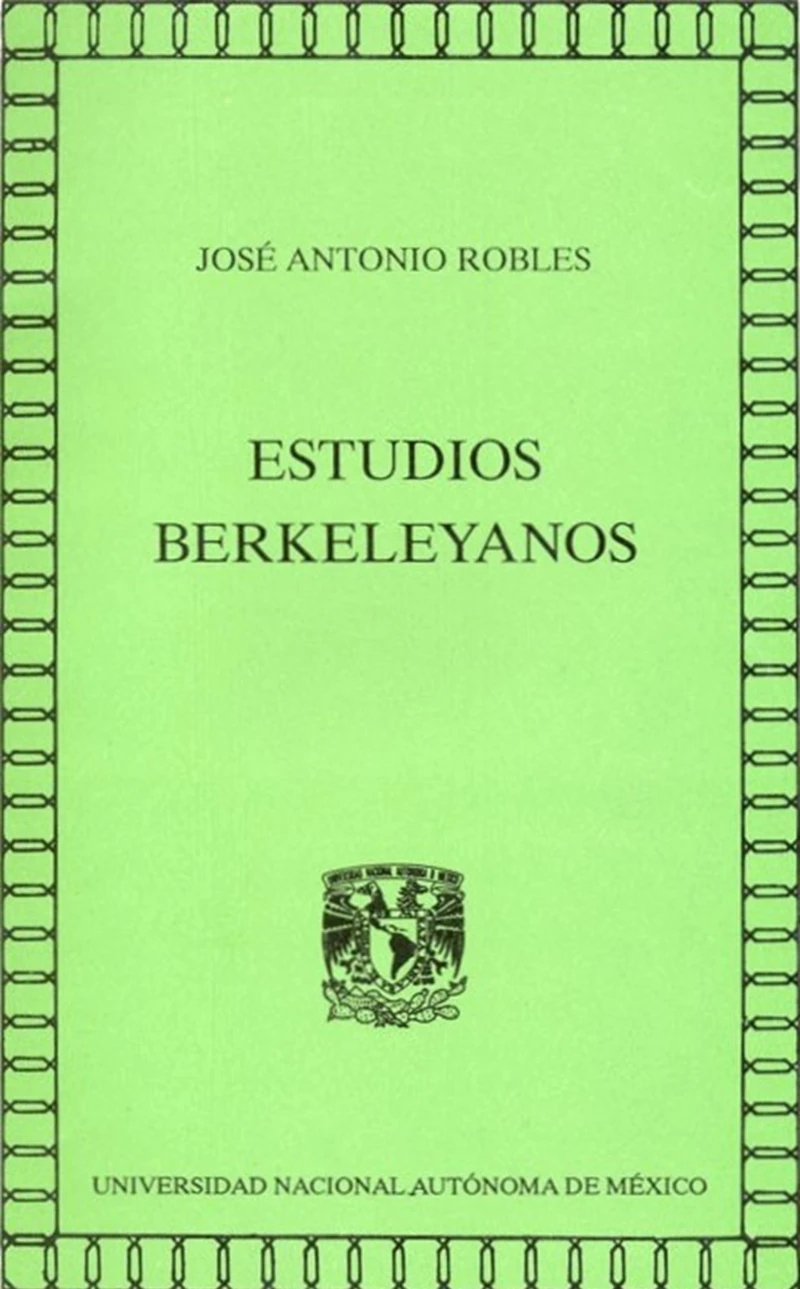 Portada: Estudios berkeleyanos