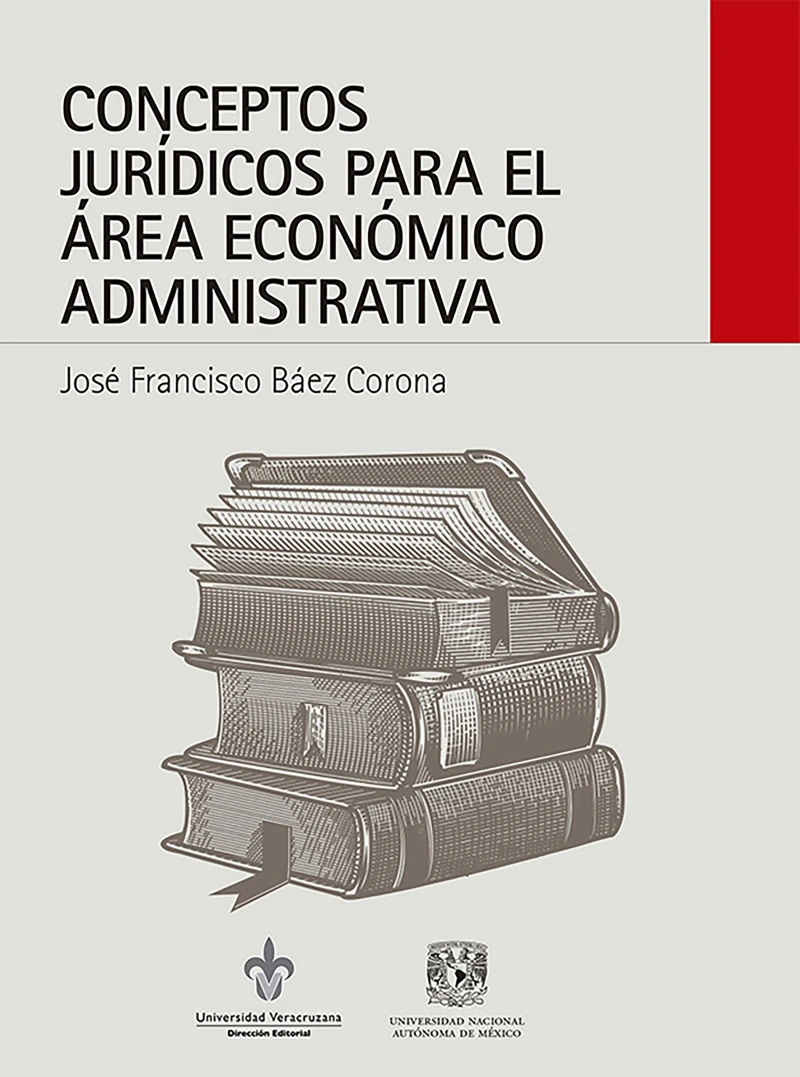Portada: Conceptos jurídicos para el área económico administrativa