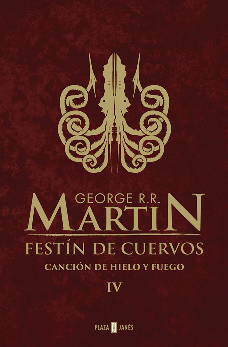 Portada: Festín de cuervos (Canción de Hielo y Fuego 4)