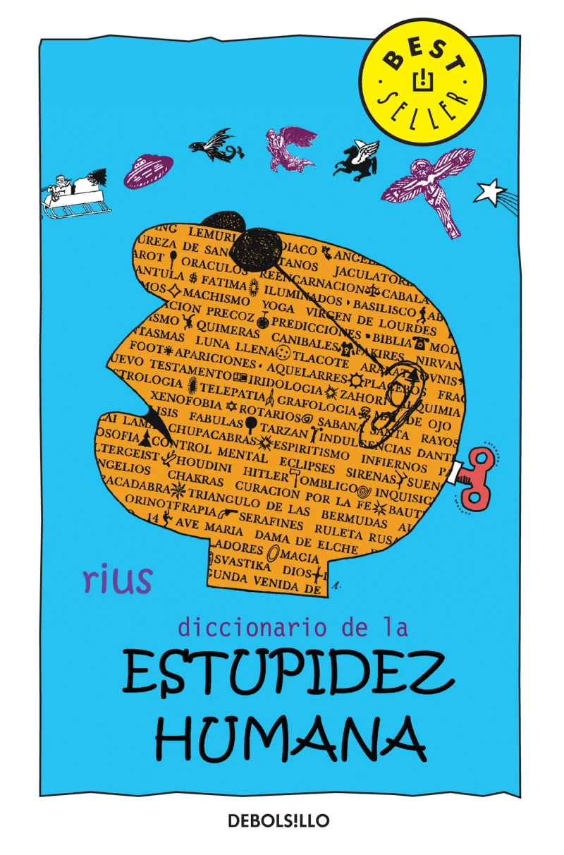 Portada: Diccionario de la estupidez humana