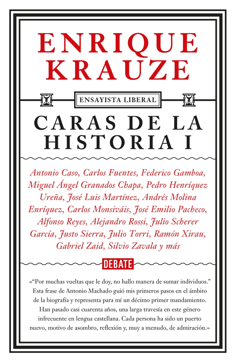 Portada: Caras de la historia I (Ensayista liberal 2)