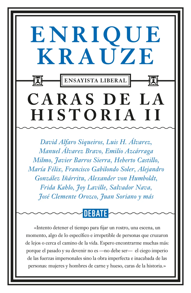 Portada: Caras de la historia II (Ensayista liberal 3)
