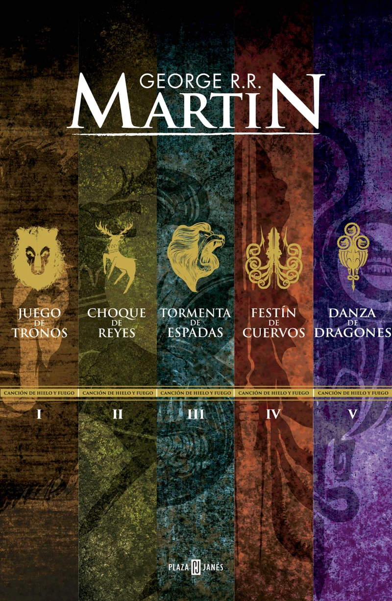 Portada: Paquete Digital Canción de Hielo y Fuego (5 libros)