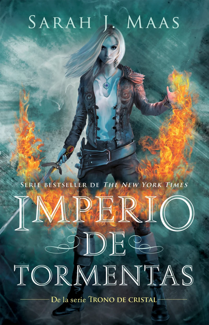 Portada: Imperio de tormentas (Trono de Cristal 5)